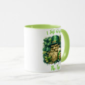Leprechaun und Bier Tasse (VorderseiteRechts)