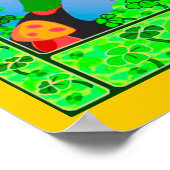 Leprechaun und der Sonnenaufgang - Poster (Ecke)