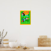 Leprechaun und der Sonnenaufgang - Poster (Küche)