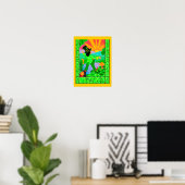 Leprechaun und der Sonnenaufgang - Poster (Heimbüro)