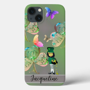 Leprechaun und Kleeblatt Case-Mate iPhone Hülle