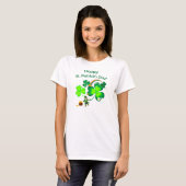 Leprechaun und Kleeblatt T-Shirt (Vorne ganz)
