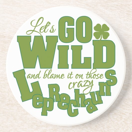 Leprechaun Untersetzer (Vorne)