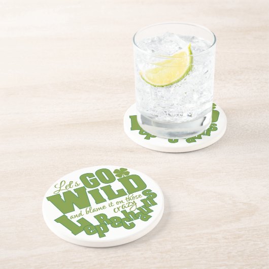 Leprechaun Untersetzer (Seite)