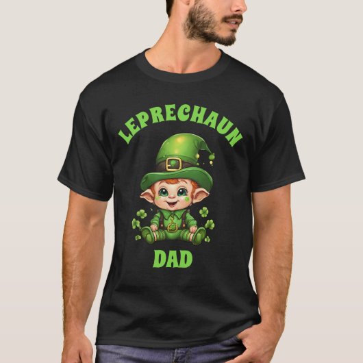 Leprechaun Vater Niedlich Baby Leprechaun T-Shirt (Vorderseite)