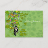 Leprechaun Visitenkarte (Rückseite)