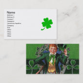 Leprechaun-Visitenkarte Visitenkarte (Vorne/Hinten)