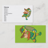 Leprechaun-Visitenkarte Visitenkarte (Vorne/Hinten)