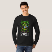 Leprechaun Weaver Mask Funny Saint Patrick S Day T-Shirt (Vorne ganz)