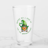 Leprechaun-Wo abonniere ich die Shenanigans? Glas (Vorderseite)