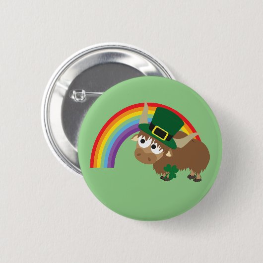Leprechaun Yak Button (Vorne & Hinten)