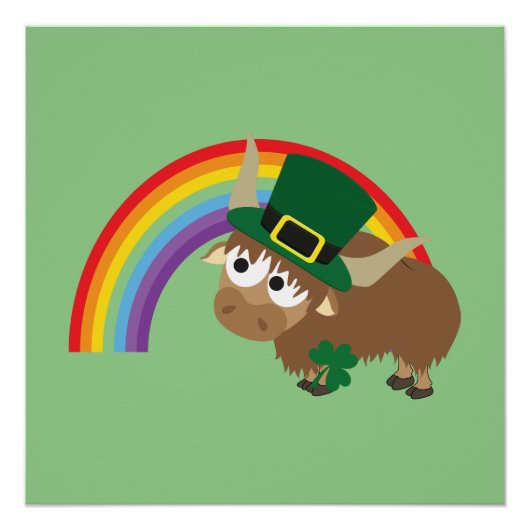 Leprechaun Yak Poster (Vorderseite)
