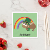 Leprechaun Yak Serviette (Beispiel)