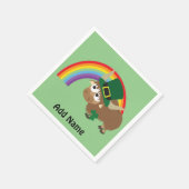 Leprechaun Yak Serviette (Ecke)