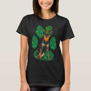 Leprechaun Zwergpinscher St. Patrick's Day Sham T-Shirt