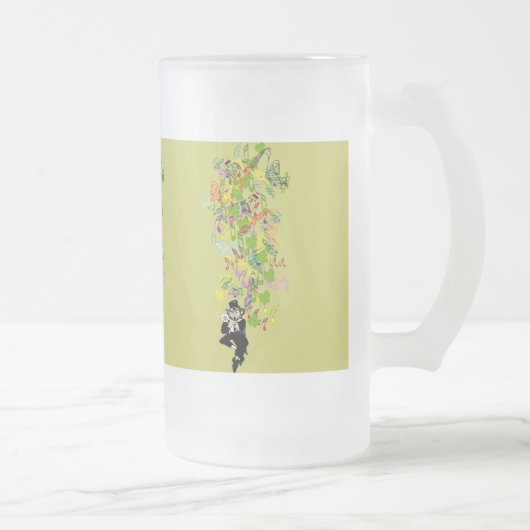 LeprechaunBlackPants Mattglas Bierglas (Rechts)