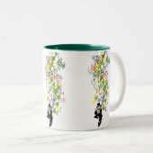 LeprechaunBlackPants Zweifarbige Tasse (VorderseiteRechts)