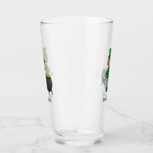 Leprechauns Good Luck Glas (Rechts)