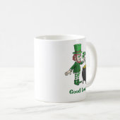 Leprechauns Good Luck Kaffeetasse (VorderseiteRechts)