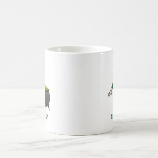 Leprechauns Good Luck Kaffeetasse (Mittel)