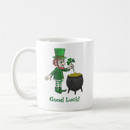 Leprechauns Good Luck Kaffeetasse