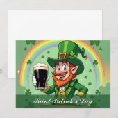 Leprechauns Jubel unter dem Regenbogen (Vorne/Hinten)