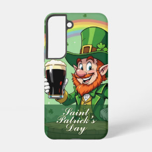 Leprechauns Jubel unter dem Regenbogen Samsung Galaxy Hülle