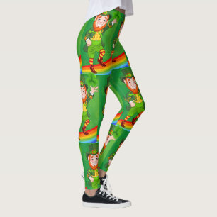 Leprechaun's & Kleeblatts St Patrick's Day Legging Leggings