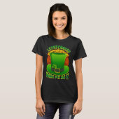 Leprechauns Made Me Do It Leprechaun Hat Lucky St  T-Shirt (Vorne ganz)