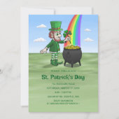 Leprechauns St. Patrick's Day Einladung (Vorderseite)