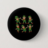 Leprechauns St Patrick's Day Fun Boys Girl Button (Vorderseite)
