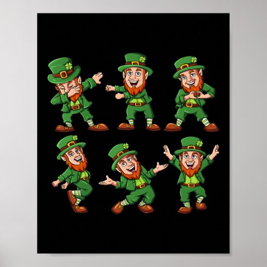Leprechauns St Patrick's Day Fun Boys Girl Poster (Vorne)