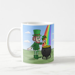 Leprechauns St. Patrick's Day Kaffeetasse