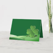 Leprechauns St Patrick's Day Text + Foto HGC5 hinz Karte (Rückseite)