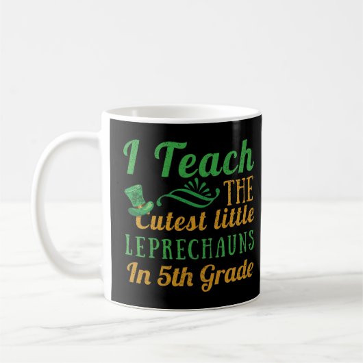 Leprechauns Teach Saint Patricks Kaffeetasse (Links)