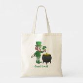 Leprechauns viel Glück Tragetasche (Rückseite)