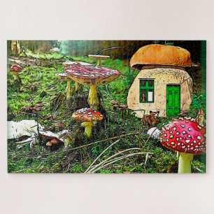 Leprechauns wo die kleinen Leute leben Irland Puzzle