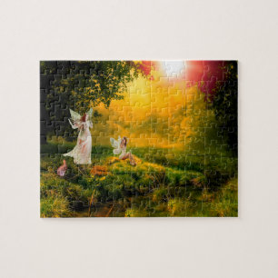 Leprechauns wo die kleinen Leute leben Irland Puzzle