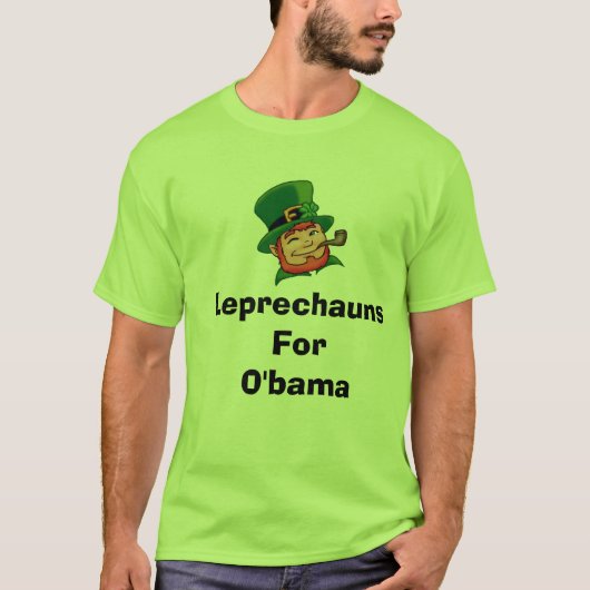 LeprechaunsForO'bama T-Shirt (Vorderseite)