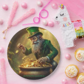 Leprechpapier Pappteller (Party)