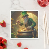 Leprechpapier Serviette (Beispiel)