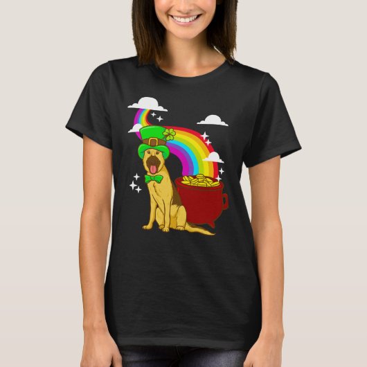 Leprechuan German Shepherd T-Shirt (Vorderseite)
