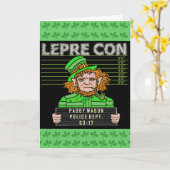 Leprecon Mugshot Karte (Gelbe Blume)