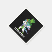 LepreCorn Leprechaun Einhorn Clover St Paddys St P Serviette (Ecke)