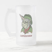 Leprecorn Mattglas Bierglas (Links)
