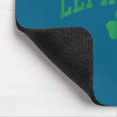 Leprecunt irischer St. Patricks Tag lustiger Shamr Mousepad (Ecke)