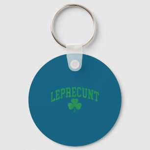 Leprecunt irischer St. Patricks-Tag lustiger Shamr Schlüsselanhänger