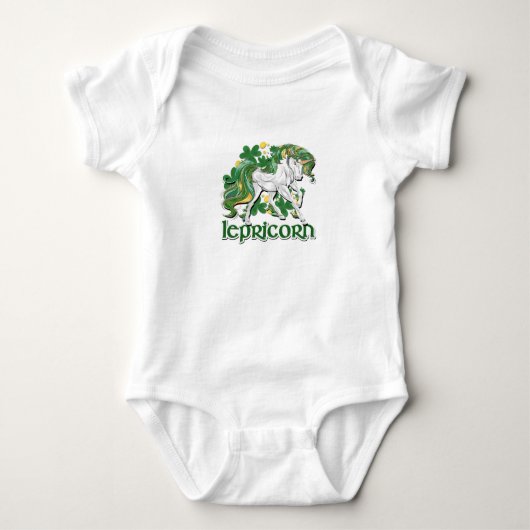 Leprekorne Baby Strampler (Vorderseite)