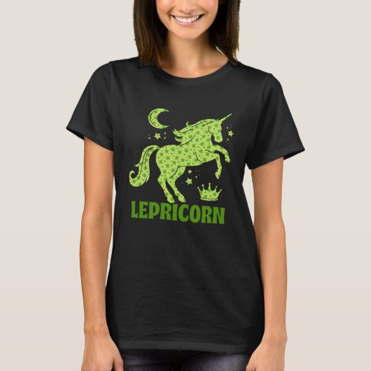 Lepricorn Leprechaun Unicorn St Patrick s Day Sham T-Shirt (Vorderseite)