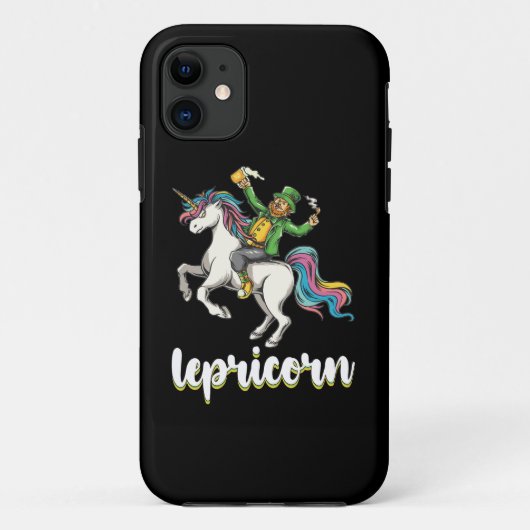 Lepricorn Leprechaun Unicorn St Patrick's Day Case-Mate iPhone Hülle (Rückseite)